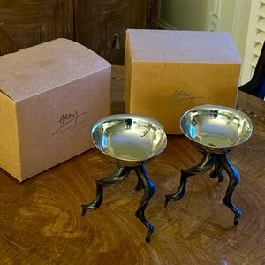 RARE Michael Aram Impala Nut Bowls Set of Two / Retired